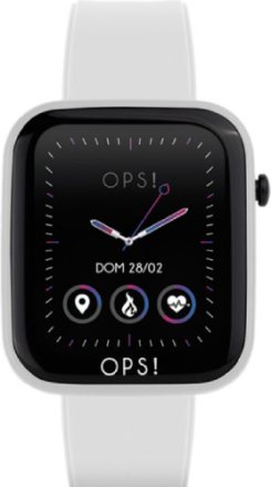 OPS!SMART Active White Rubber Strap OPSSW-01