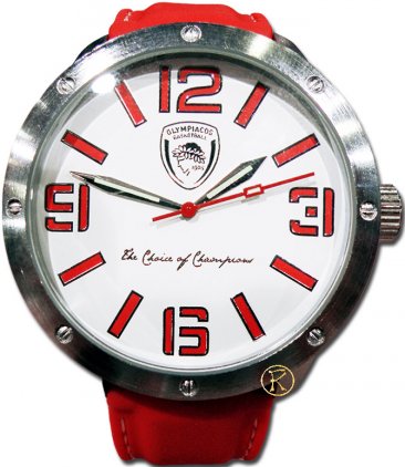 Olympiakos by Reporter Red RubberStrap PC202061