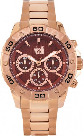 VISETTI Atmosphere Multifunction Stainless Steel Bracelet PE-673RK