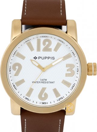 Puppis Brown Leather Strap PUM4101