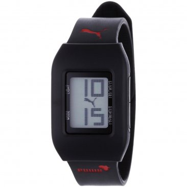 PUMA Black Rubber Strap Mens Watch PU910751003