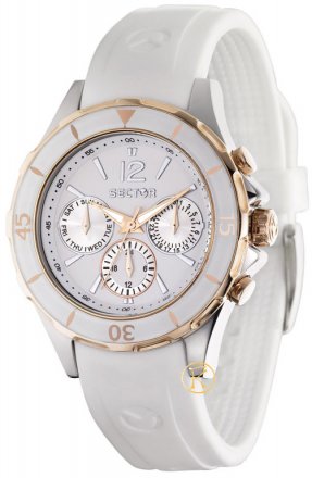 Sector 250 Multifunction White Rubber Strap R3251161501