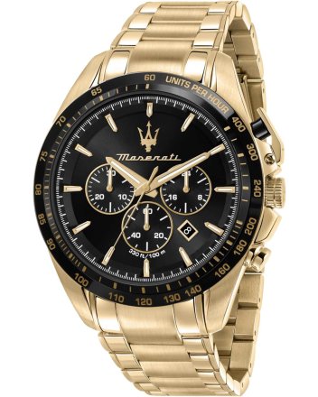 Maserati Traguardo Chronograph Gold Stainless Steel Bracelet R8873612041