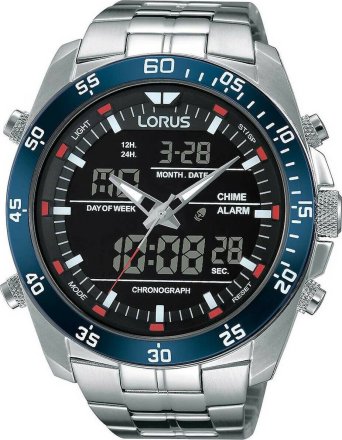 Lorus Analog-Digital Alarm Chronograph RW623AX9