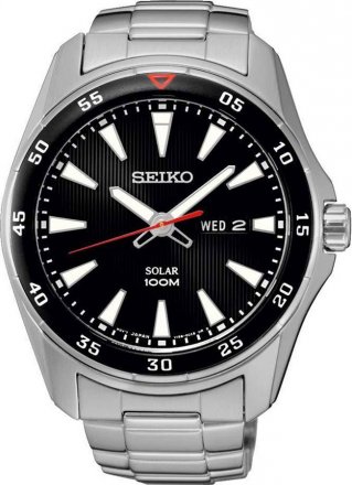 Seiko Solar Stainless Steel Bracelet SNE393P1