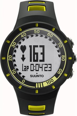 SUUNTO Quest Yellow Black Rubber Strap SS019158000