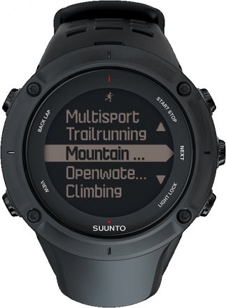 SUUNTO Ambit3 Peak Black Rubber Strap SS020677000