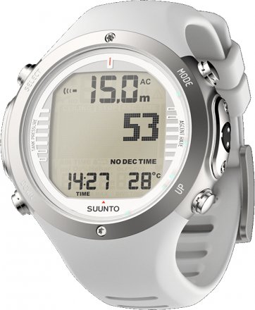 Suunto D6i Novo White Rubber Strap SS021951000