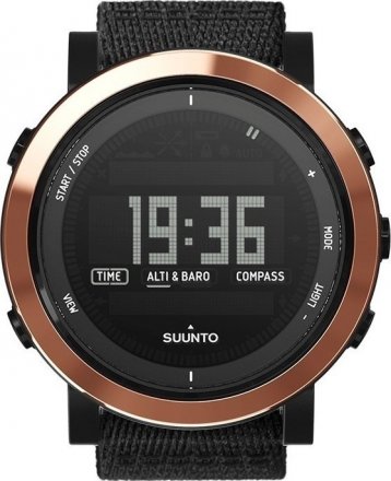 SUUNTO ESSENTIAL Ceramic Cooper Black Leather Strap SS022439000