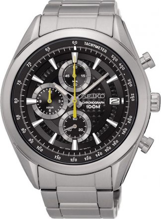 SEIKO Chronograph Stainless Steel Case & Bracelet SSB175P1