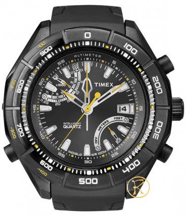 TIMEX EXPEDITION E-Altimeter Black Rubber Strap T2N729