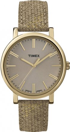 Timex Premium Originals Brown Leather Strap T2P173
