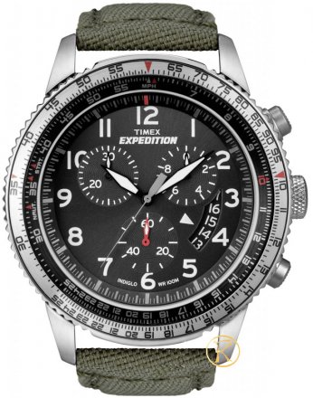 TIMEX EXPEDITION Military Khaki Chronograph T49823