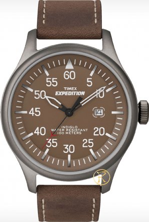 Timex Expedition Brown Leather Strap T49874