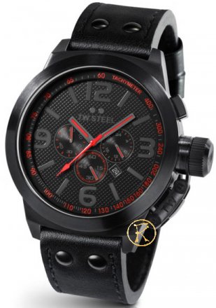 TW Steel Cool Black Red 50 mm TW903