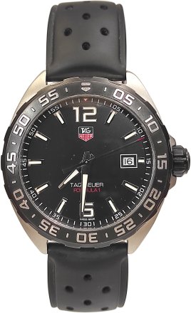 TAG Heuer Formula 1 Black Rubber Strap WAZ1110.FT8023