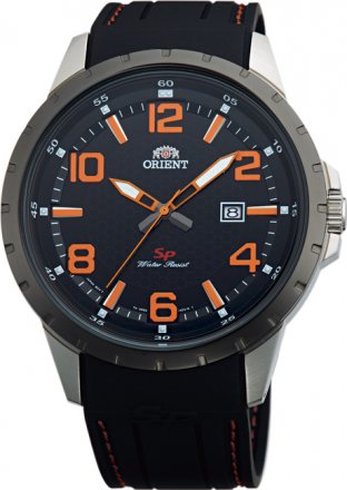 ORIENT Black Leather Strap UNG3004B