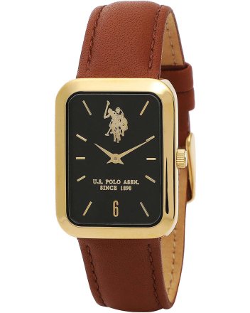 U.S. Polo Assn. Dunkan Brown Leather Strap USP3211BR