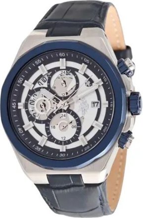 U.S. Polo Assn. Maverik Blue Leather Strap USP7121BL