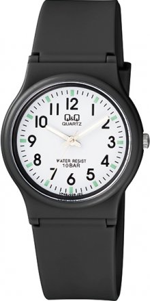 Q&Q Black Rubber Strap VP46J039Y