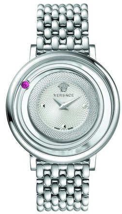 Versace Women's  Venus Red Topaz Stainless Steel Wristwatch VQV070015