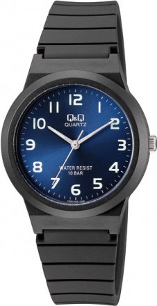 Q&Q Black Rubber Strap VR90J006Y
