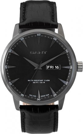 Gant Covingston Black Dail Leather Strap Men's Watch W10704