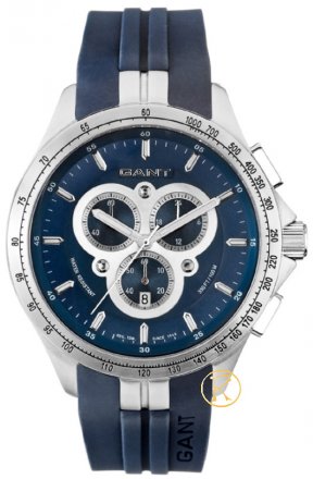 GANT Ashton Blue Rubber Chronograph W10856