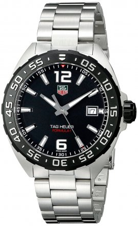tag formula 1 black dial