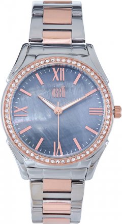 VISETTI Two Tone Stainless Steel Bracelet ZE-977SRI