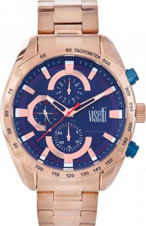 Visetti Rose Gold Stainless Steel Bracelet ZT-675RC