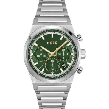 Hugo Boss Chronograph Candor Silver Stainless Steel Btacelet 1514220