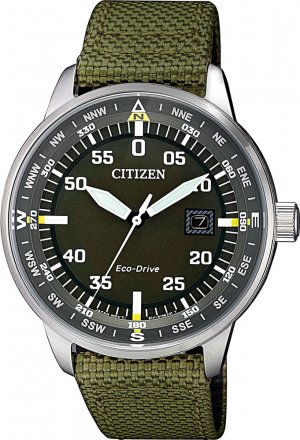 Citizen Steel Eco Aviator BM7390-22X