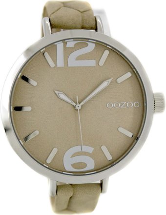 OOZOO Timepieces XXL Brown Leather Strap C7147