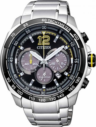CITIZEN Eco-Drive Chrograph Stainless Steel Bracelet CA4234-51E