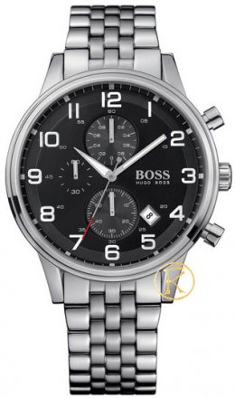 BOSS Chronograph Black With Stainless Steel Bracelet 1512446