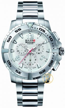 BULER Mountain Quest Chronograph Stainless Steel Bracelet  041121