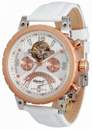 Ingersoll Mens Watch BISON N° 23 IN8207RWH