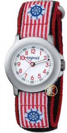ESPRIT Brave Sailor Red Fabric Strap  ES103454001