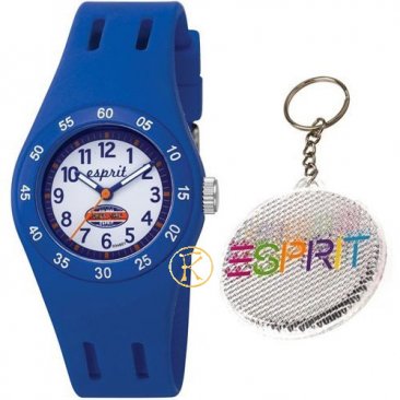 ESPRIT Fun Racer Blue Rubber Strap ES103464001