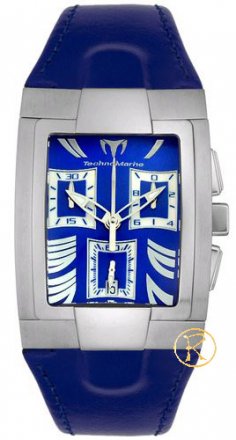 Technomarine XS Magnum Chronograph Blue Leather Strap  XSCM01