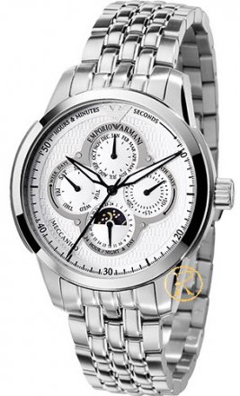 Emporio ARMANI Μeccanico Stainless Steel Callendar  AR4620