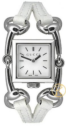 GUCCI Signoria Collection White Leather YA116504