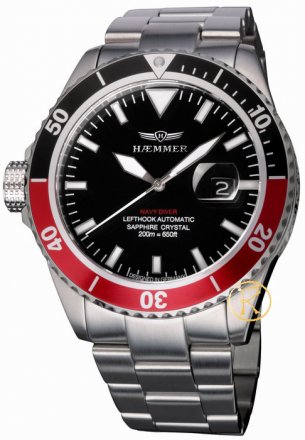 HAEMMER Blackfin Navy Diver Lefthook Automatic  ND02