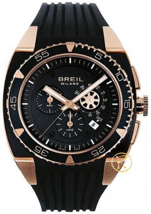 Breil Mediterraneo Rose Gold Case Black  BW0537