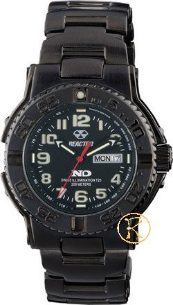 REACTOR Trident Never Dark Technology Black Steel Bracelet  59501