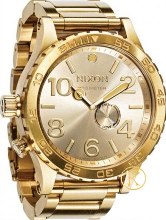 NIXON 51-30 All Gold Stainless Steel Bracelet A057502