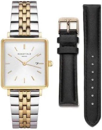 Rosefield The Boxy Ladies QVSGD-Q013 Two-Tone Stainless Steel Bracelet