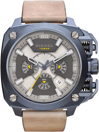 Diesel Camel Leather Strap DZ7342