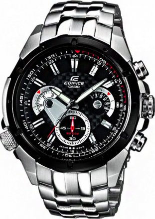 Casio Edifice Analog Quartz Watch with Chronograph and Steel Bracelet EF-535SP-1AVEF